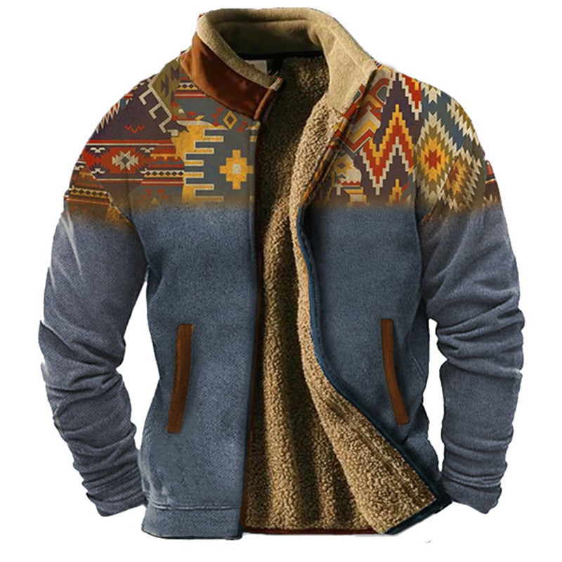 Manteau polaire décontracté à la mode pour hommes - Molinse
