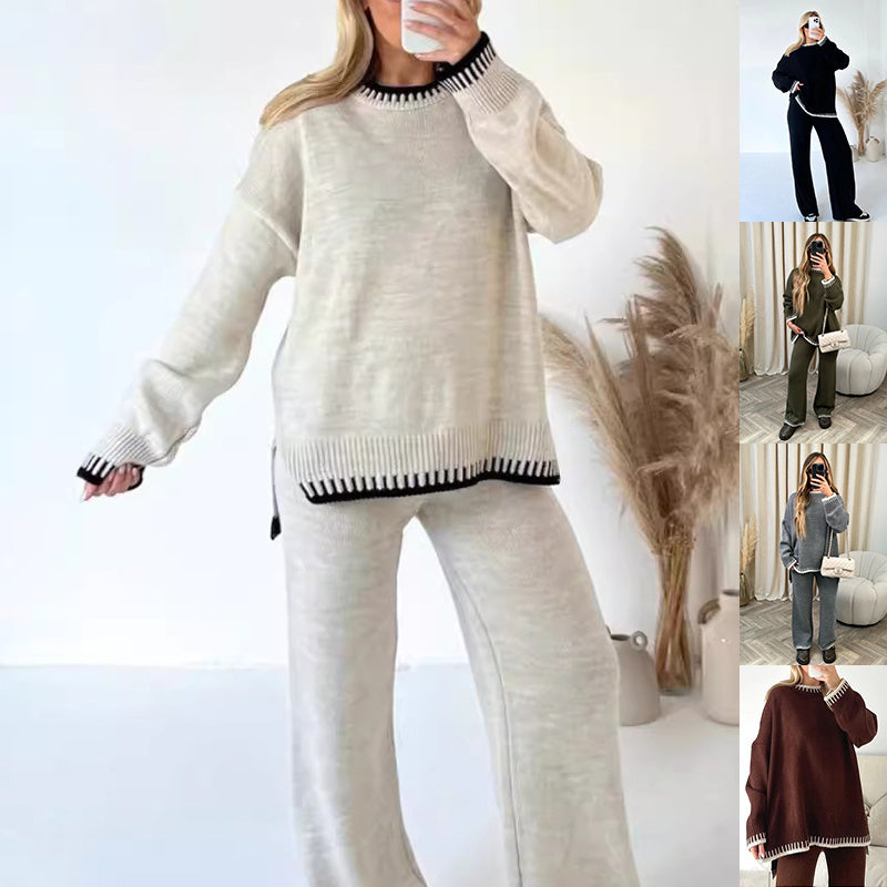 Sarah™ Ensemble en Maille Doux et Élégant - Molinse