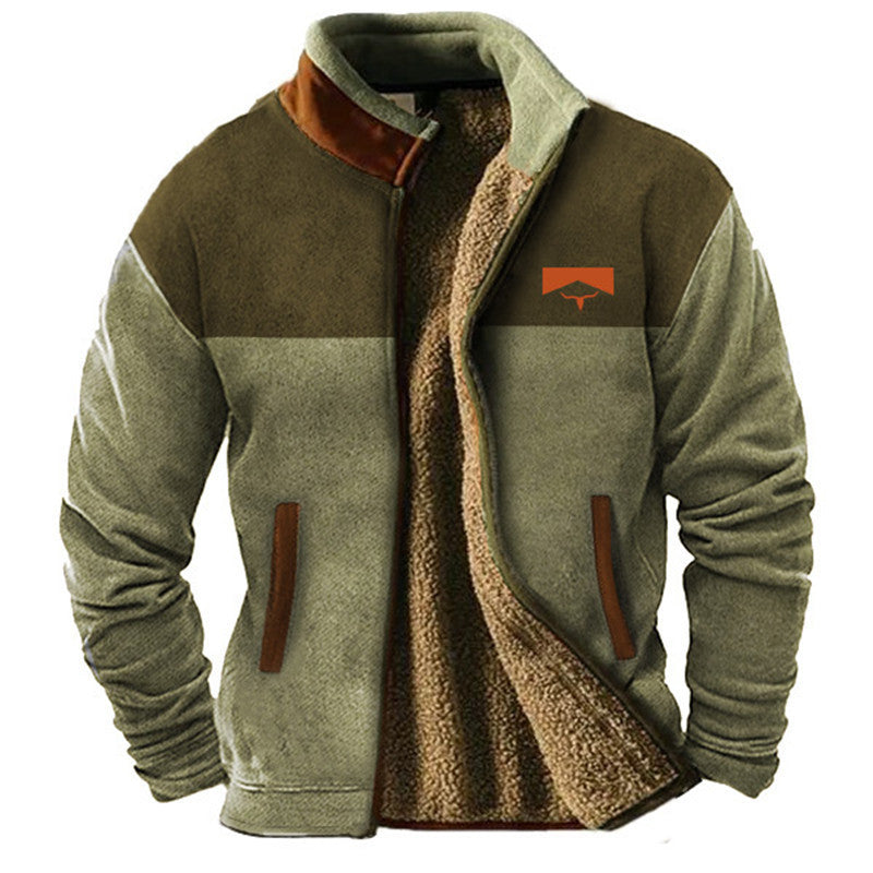 Manteau polaire décontracté à la mode pour hommes - Molinse