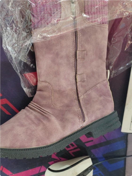 Bottes mi-hautes à talon carré - Molinse