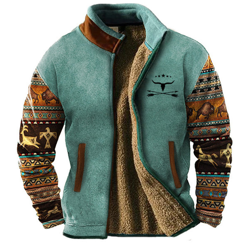 Manteau polaire décontracté à la mode pour hommes - Molinse