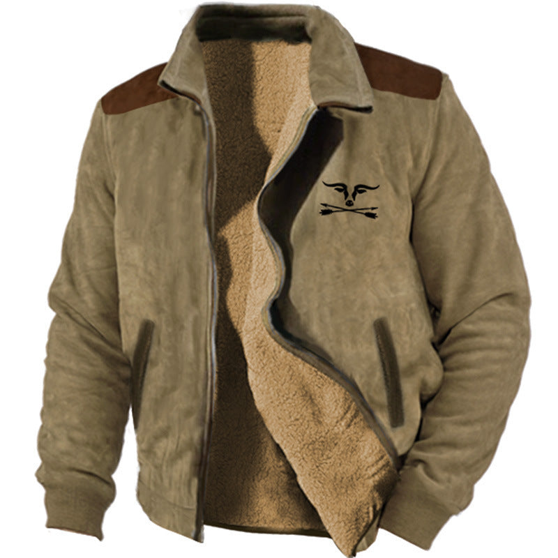 Manteau polaire décontracté à la mode pour hommes - Molinse