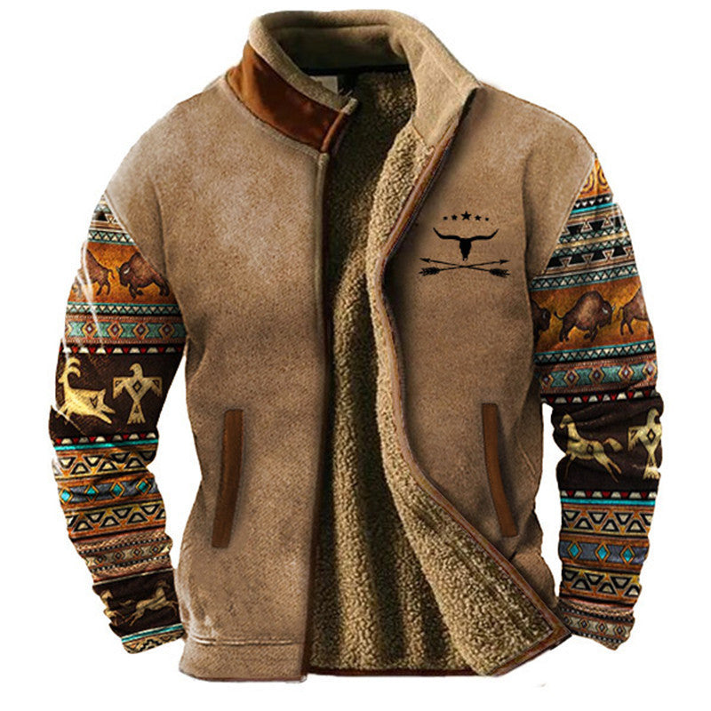 Manteau polaire décontracté à la mode pour hommes - Molinse