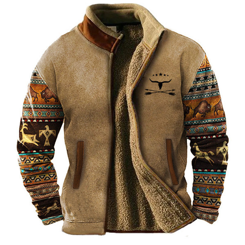 Manteau polaire décontracté à la mode pour hommes - Molinse