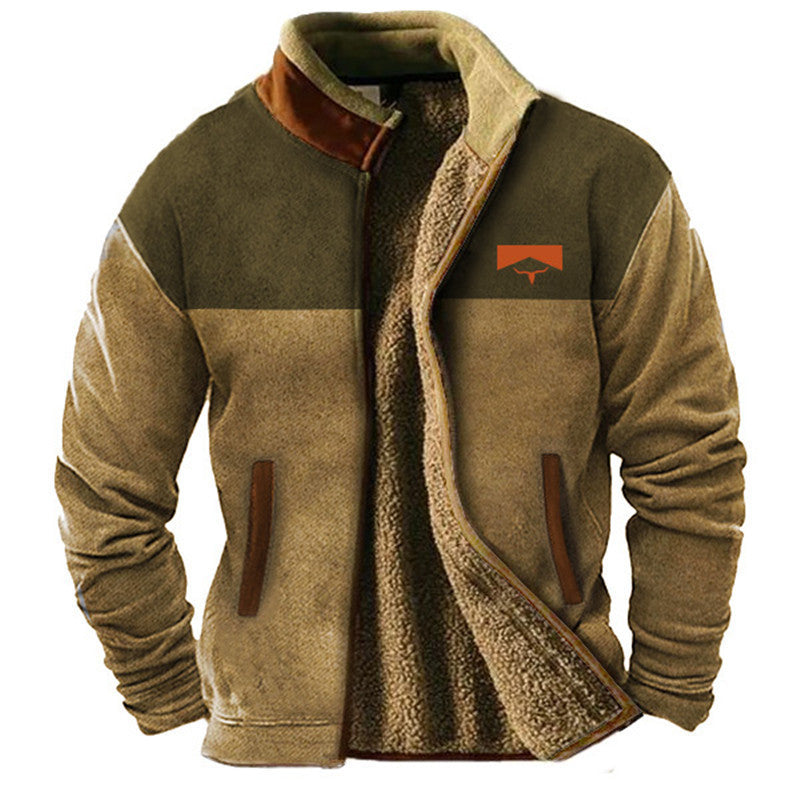 Manteau polaire décontracté à la mode pour hommes - Molinse
