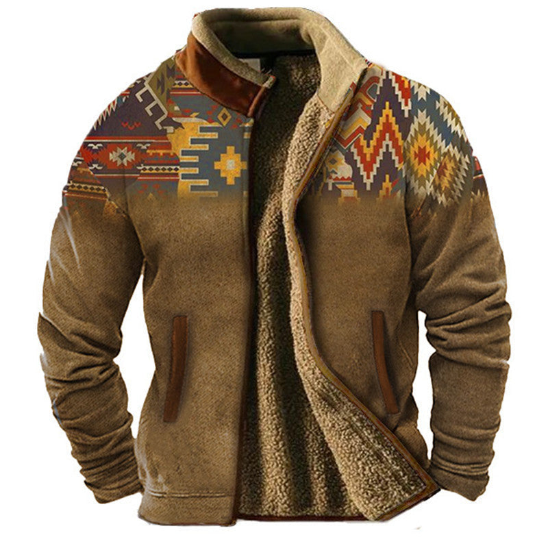 Manteau polaire décontracté à la mode pour hommes - Molinse