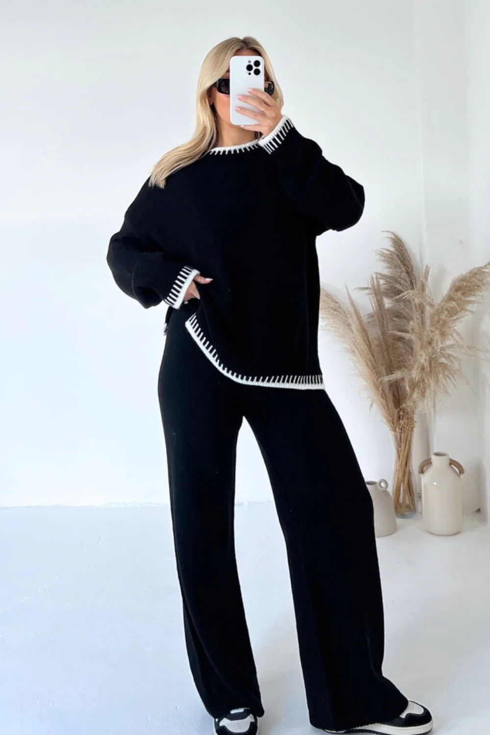 Sarah™  Ensemble en Maille Doux et Élégant - Molinse