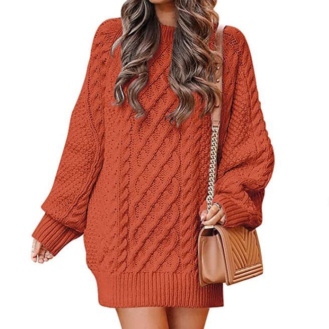 Pull Mi-Long en Tricot Torsadé - Molinse