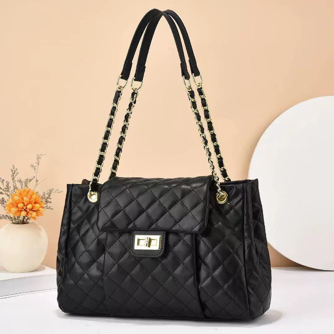 Sac messager à bandoulière avec chaîne